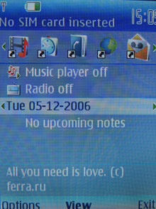 Nokia 6288: Active Desktop 1