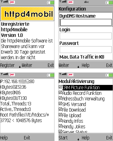 httpd4mobile